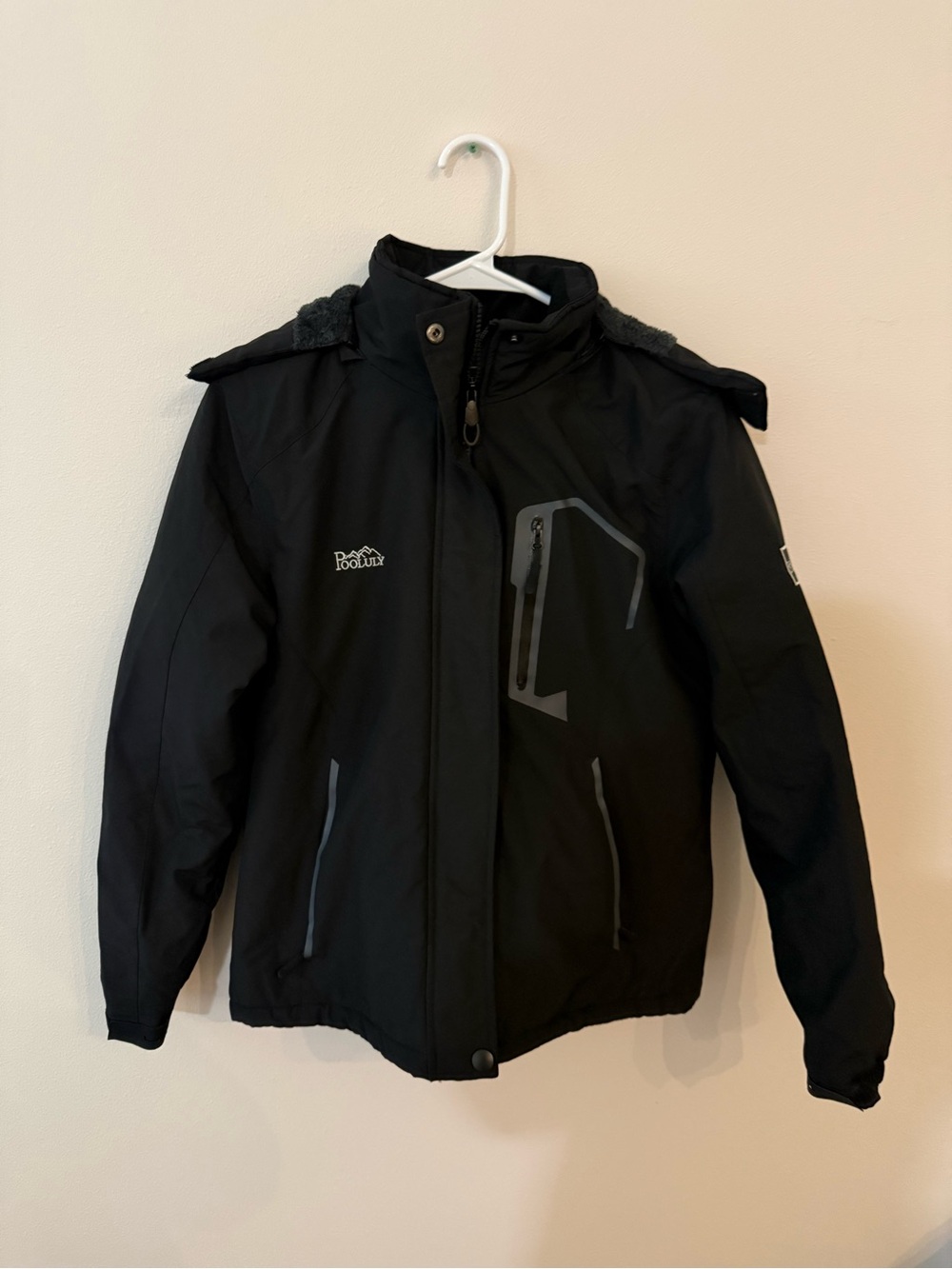 Black Women's Ski Jacket by - Insulated Waterproof